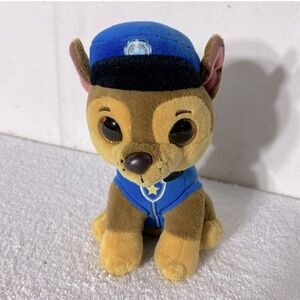 5/$25 Paw Patrol Chase Pup Dog Puppy Ty Beanie Boos Plush Stuffed Animal